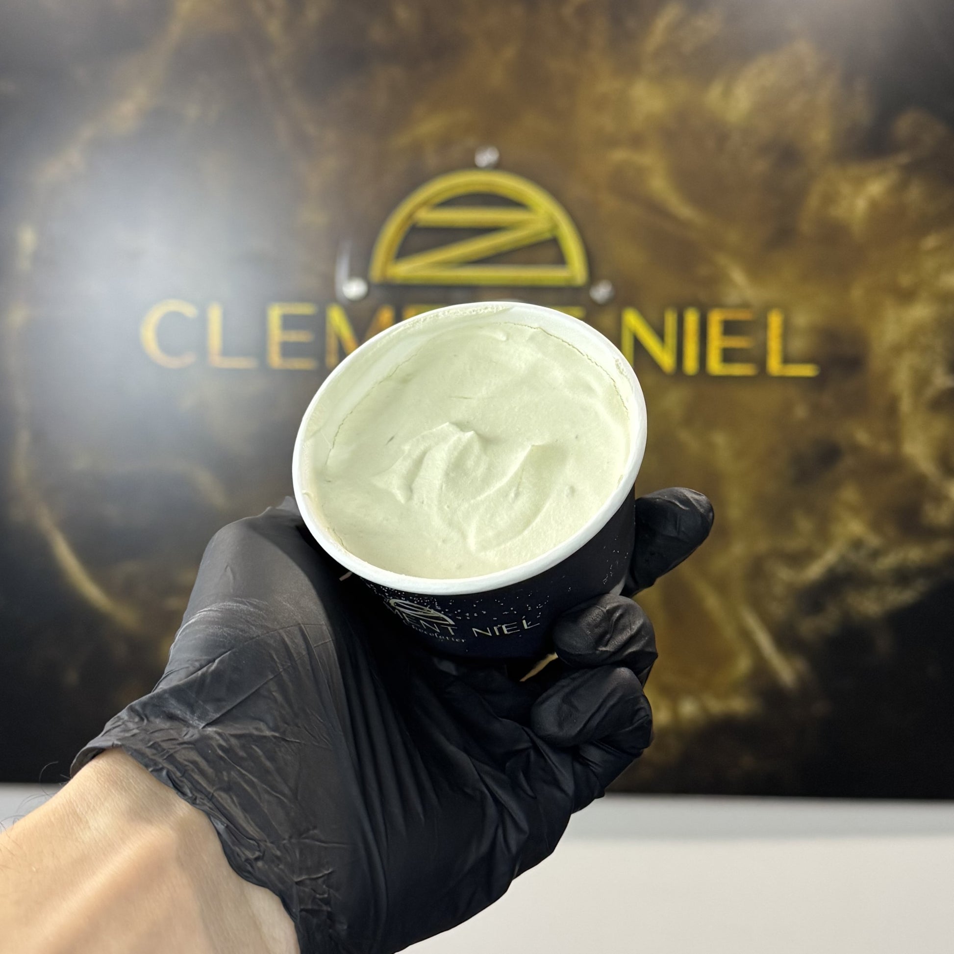 Matcha Latte Ice Cream Clement Niel - Chocolatier